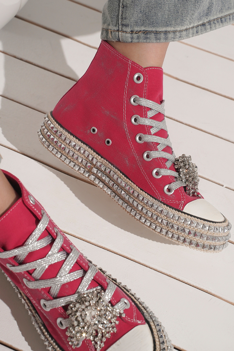 Studded High-Top Sneakers 1.0 ASH-01