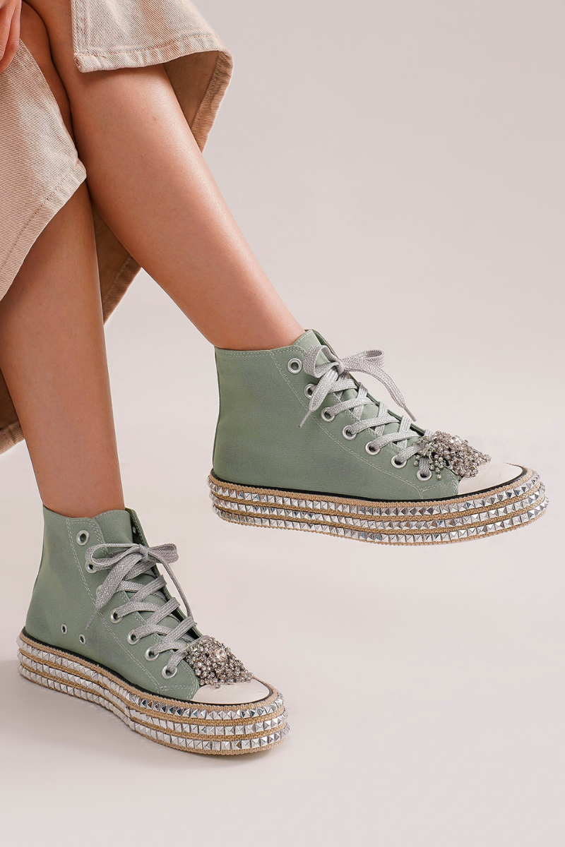 Studded High-Top Sneakers 2.0 ASH-01