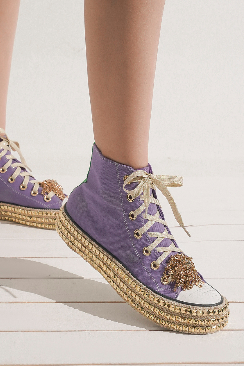 Studded High-Top Sneakers 1.0 ASH-01