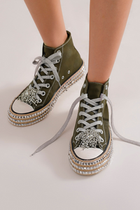 Studded High-Top Sneakers 2.0 ASH-01