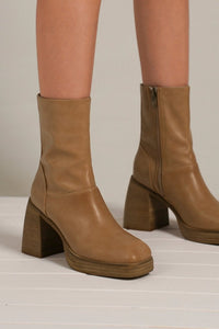 Block Heel Ankle Boots FOSTER-03