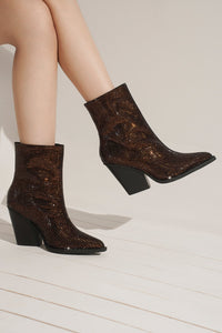 Rhinestone Ankle Boots MIKAYLA-09