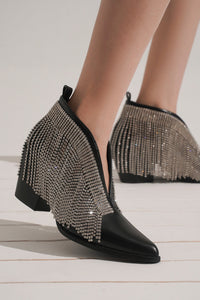 Rhinestone Fringe Boot MISTY-39