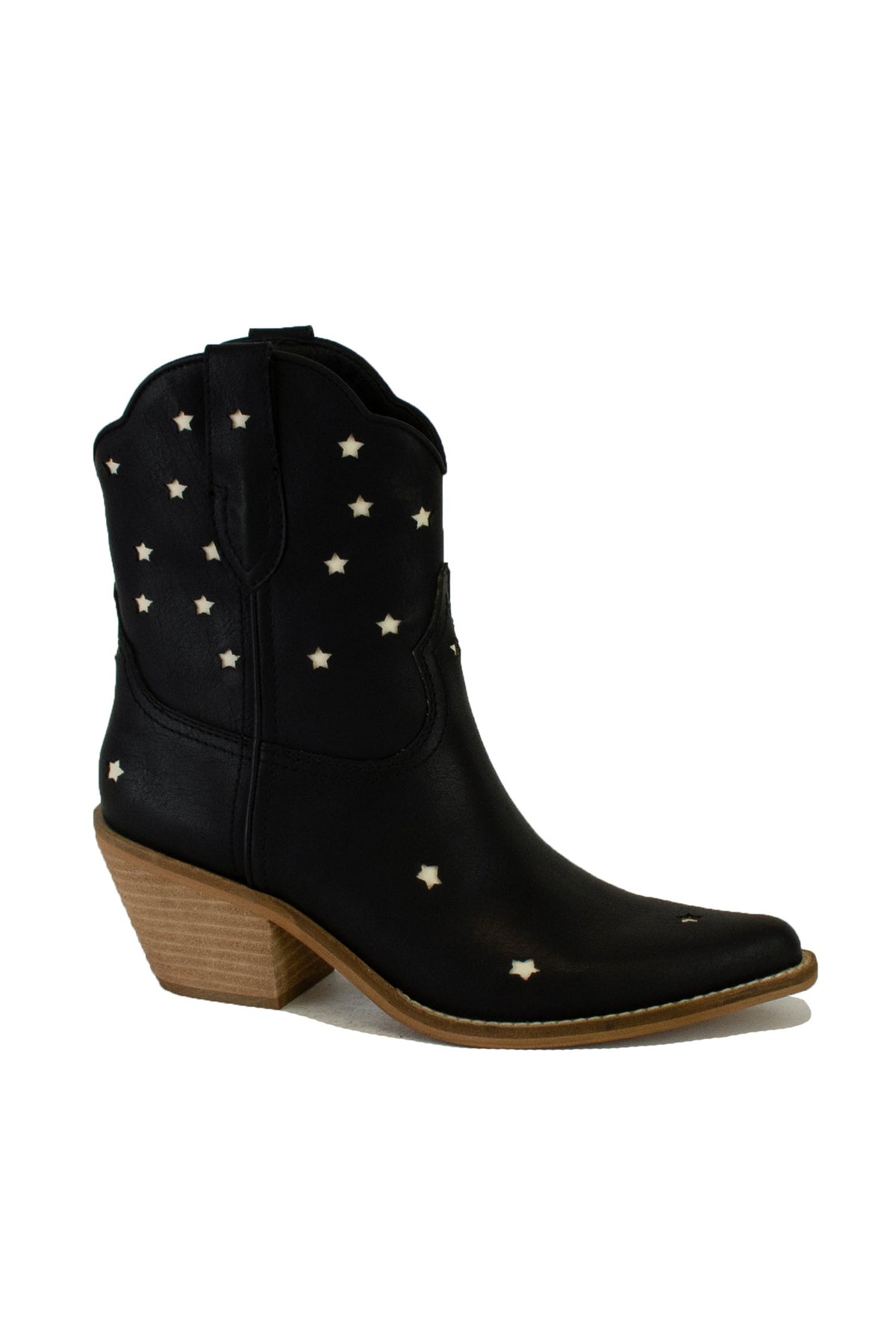 Star Embellished Cowboy Boots ADELA-30