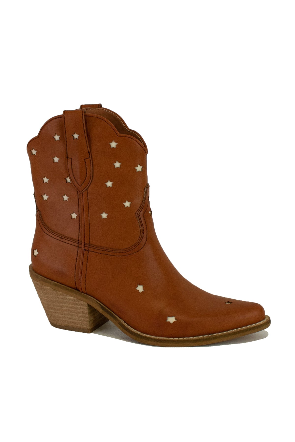 Star Embellished Cowboy Boots ADELA-30