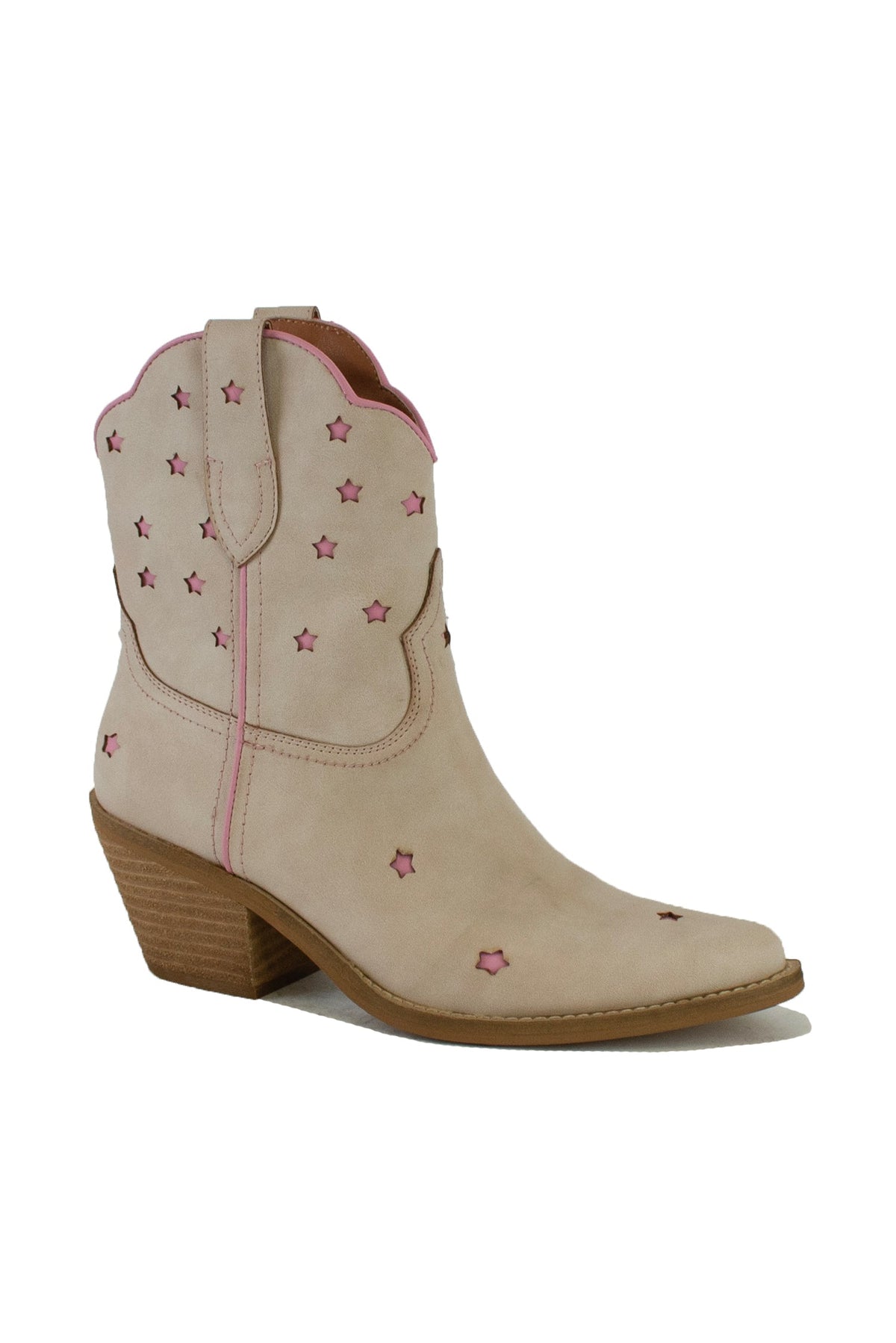 Star Embellished Cowboy Boots ADELA-30