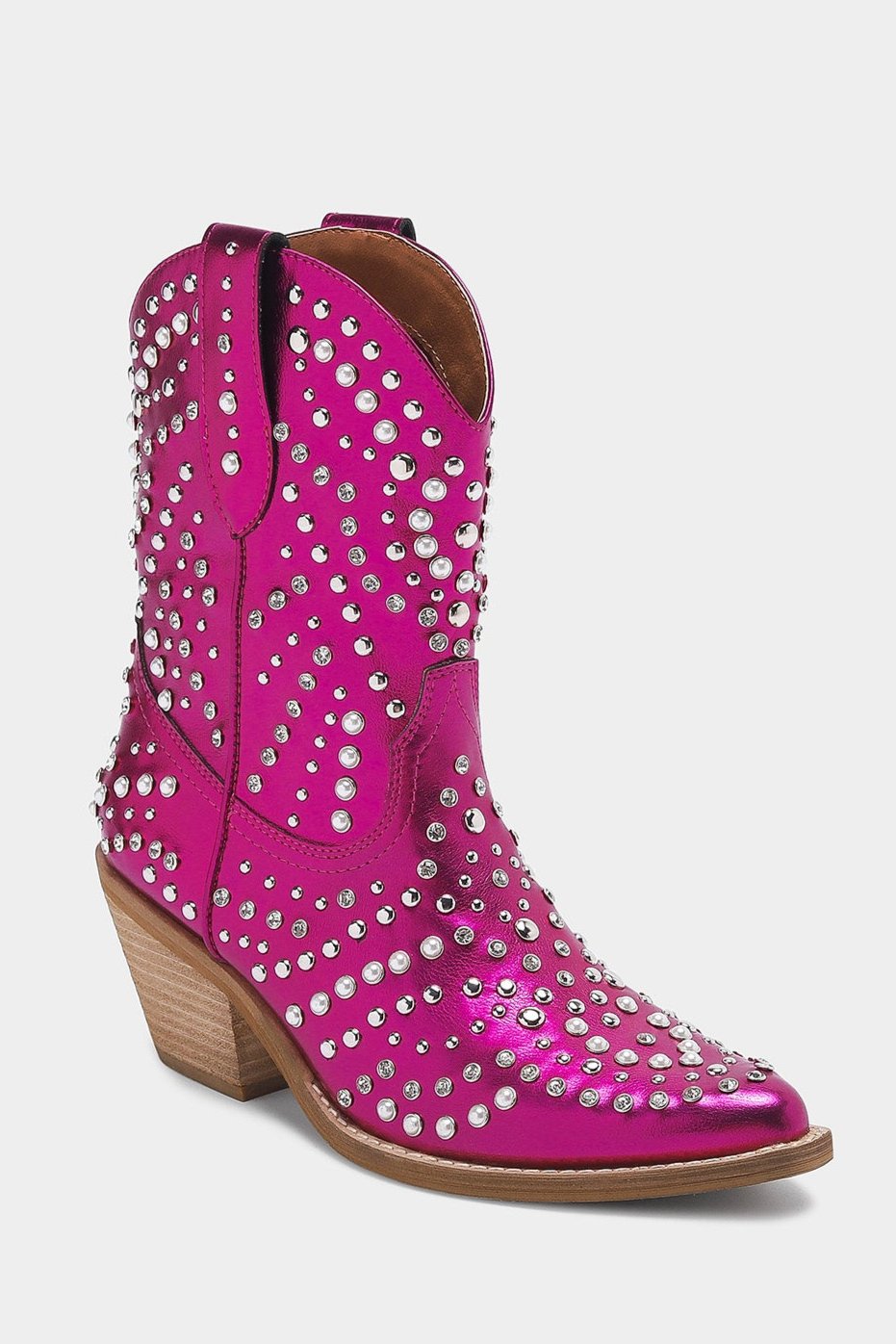 ADELA-39 Studded Western Boots