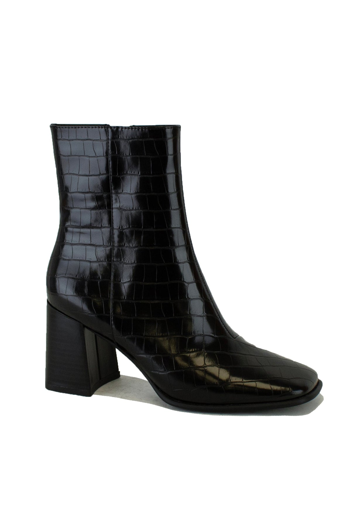 Modern Block Heel Ankle Boots ANNA-03