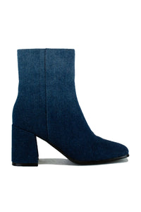 Modern Block Heel Ankle Boots ANNA-03