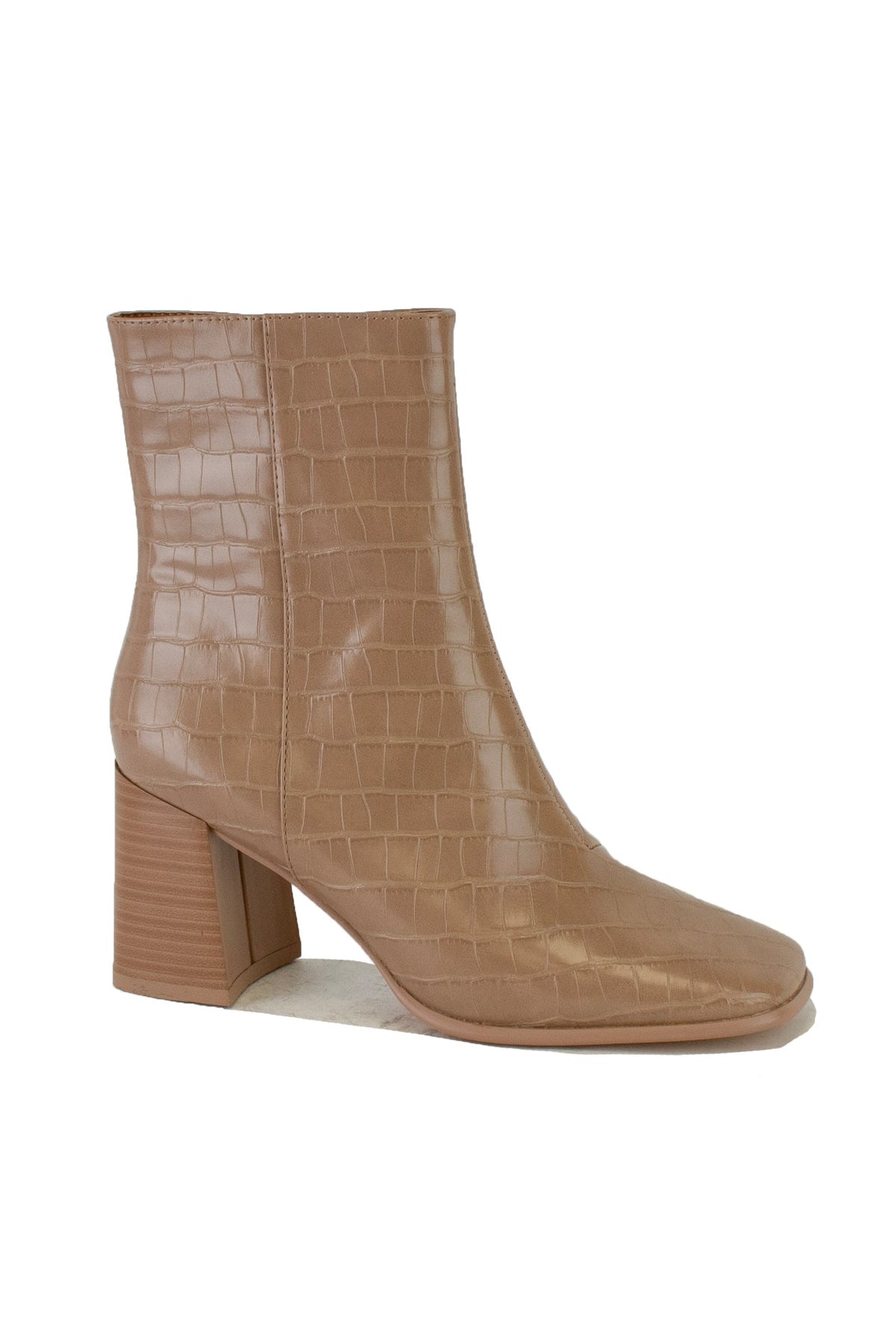 Modern Block Heel Ankle Boots ANNA-03