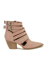 Strappy Studded Ankle Boots Arisa-09