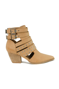 Strappy Studded Ankle Boots Arisa-09