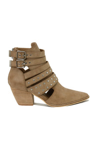 Strappy Studded Ankle Boots Arisa-09