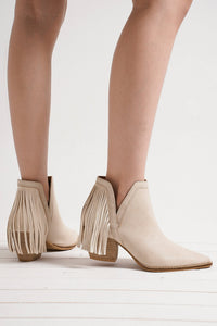 Fringe Ankle Booties ARISA-41