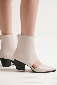 Cutout Block Heel Bootie ARISA-42