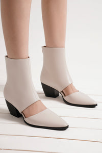 Cutout Block Heel Bootie ARISA-42