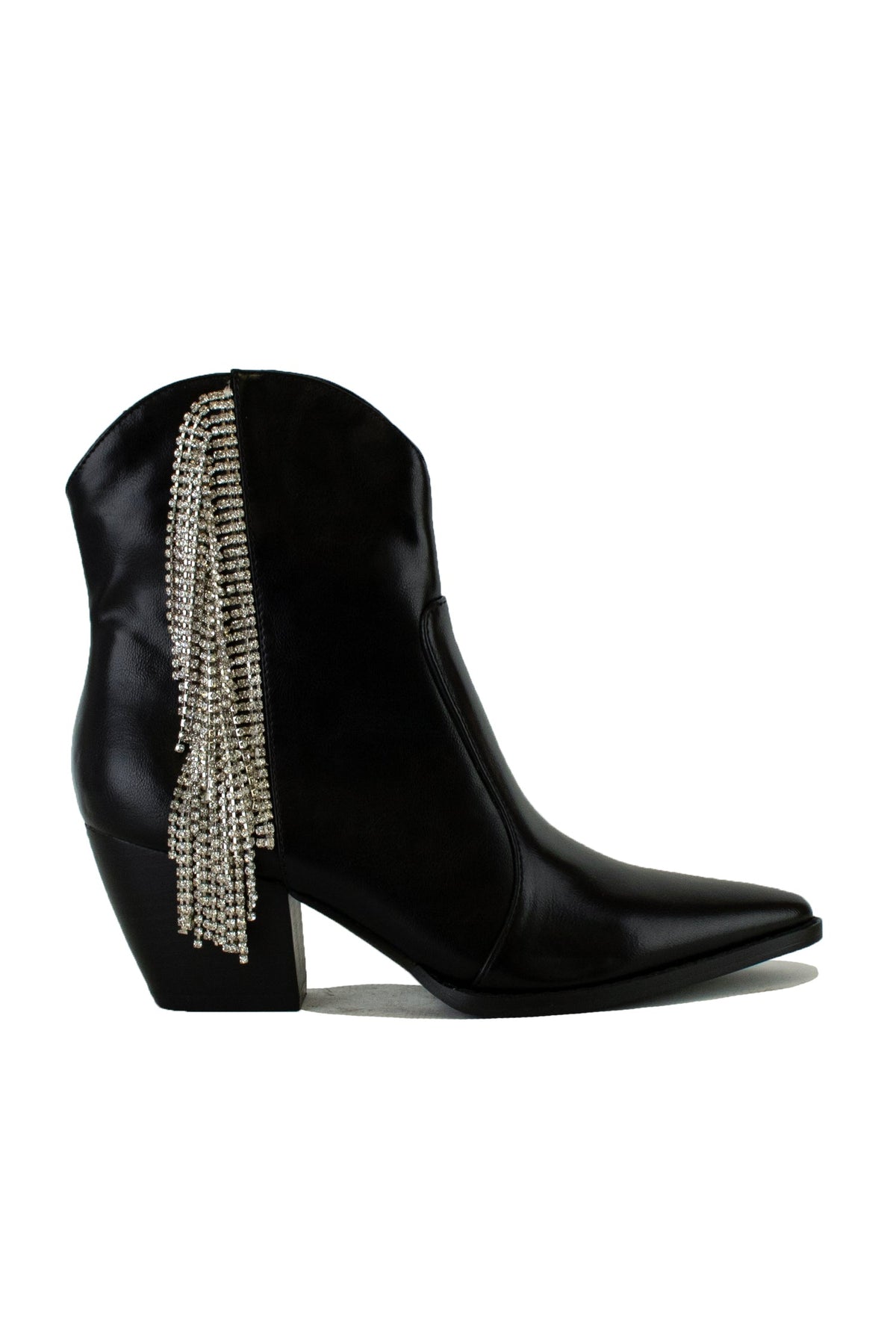 Rhinestone Fringe Boots ARISA-55