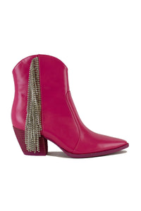 Rhinestone Fringe Boots ARISA-55