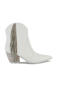 Rhinestone Fringe Boots ARISA-55