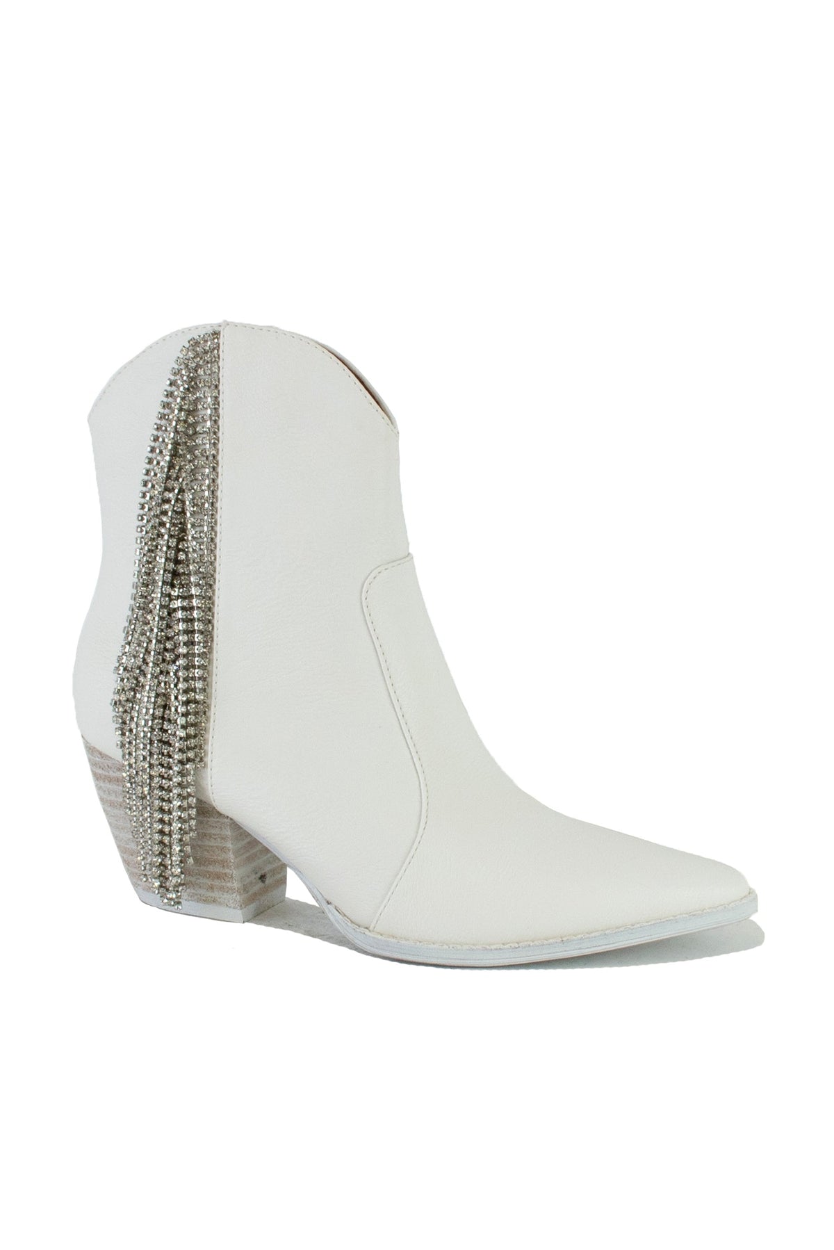 Rhinestone Fringe Boots ARISA-55