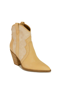 Western Block Heel Ankle Boots AUTUMN-02