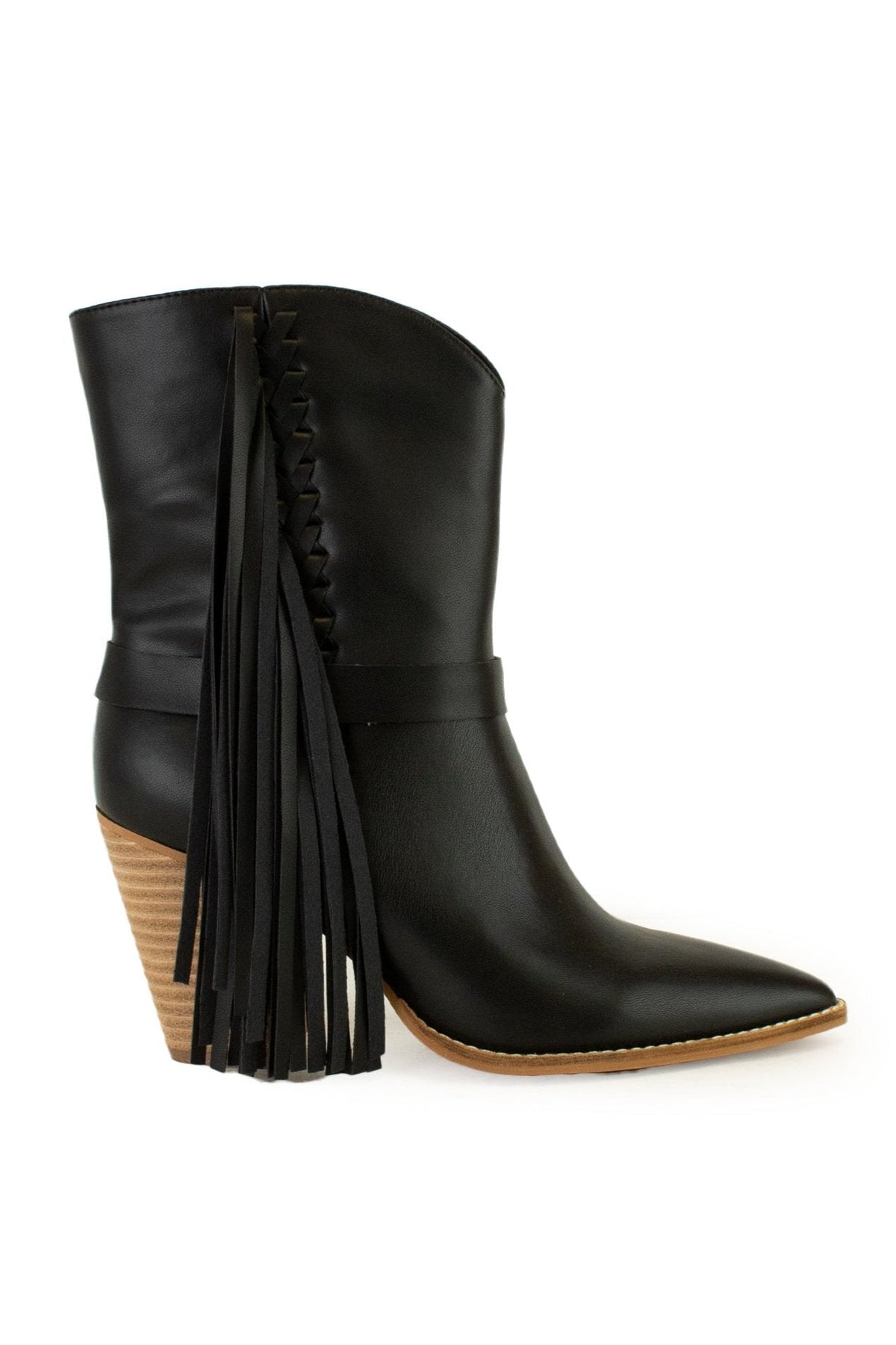 Fringe Detail Western Cowgirl Boot AUTUMN-16