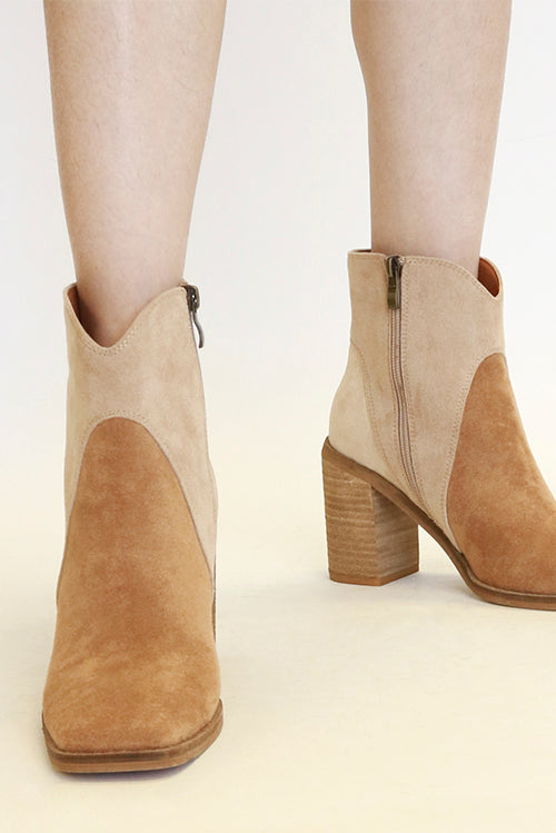 Two-Tone Ankle Boots BAILEY-06