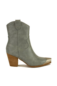 Western Toe Cap Ankle Boots DAKOTA-01