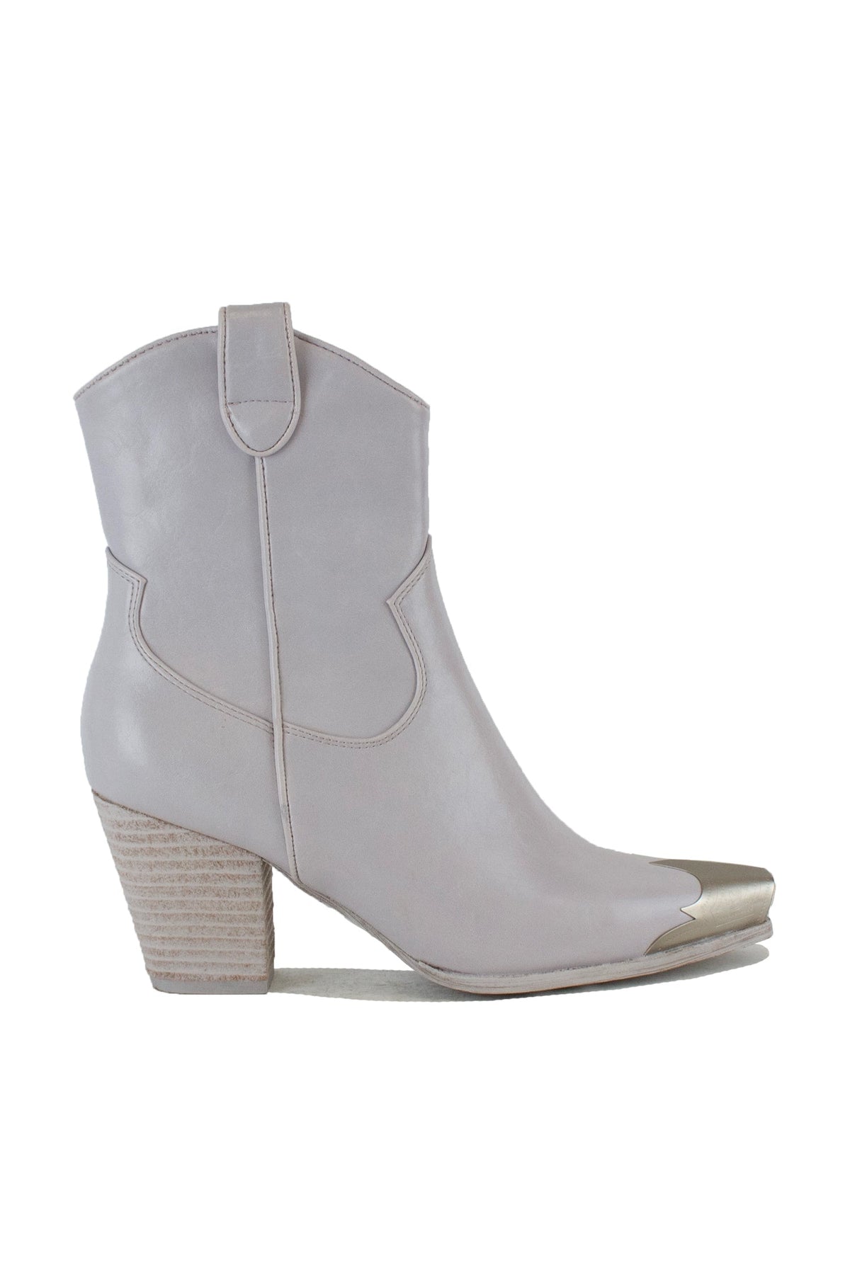 Western Toe Cap Ankle Boots DAKOTA-01