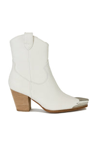 Western Toe Cap Ankle Boots DAKOTA-01