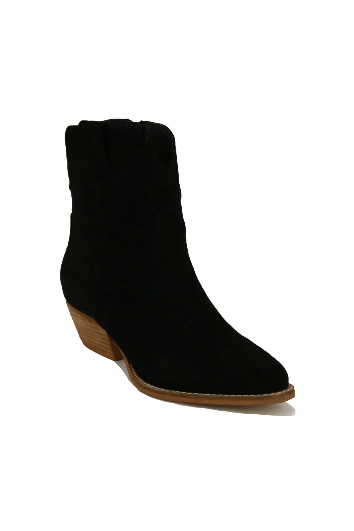 Suede Cowgirl Everyday Ankle Boot DALLAS-05-SU