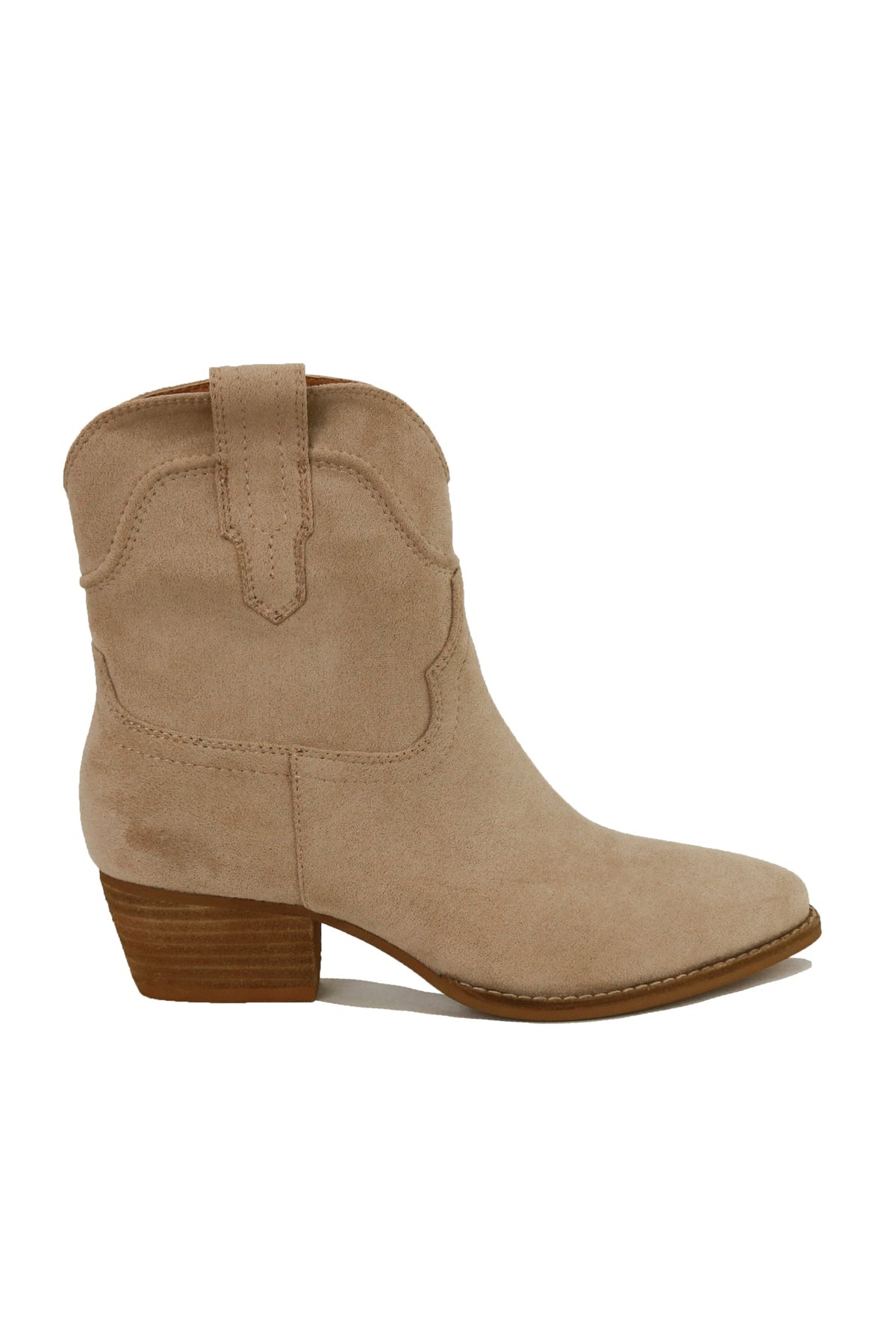 Suede Cowgirl Everyday Ankle Boot DALLAS-05-SU