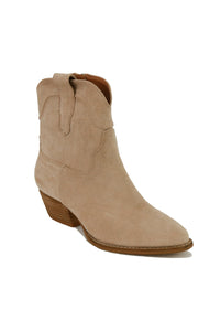 Suede Cowgirl Everyday Ankle Boot DALLAS-05-SU