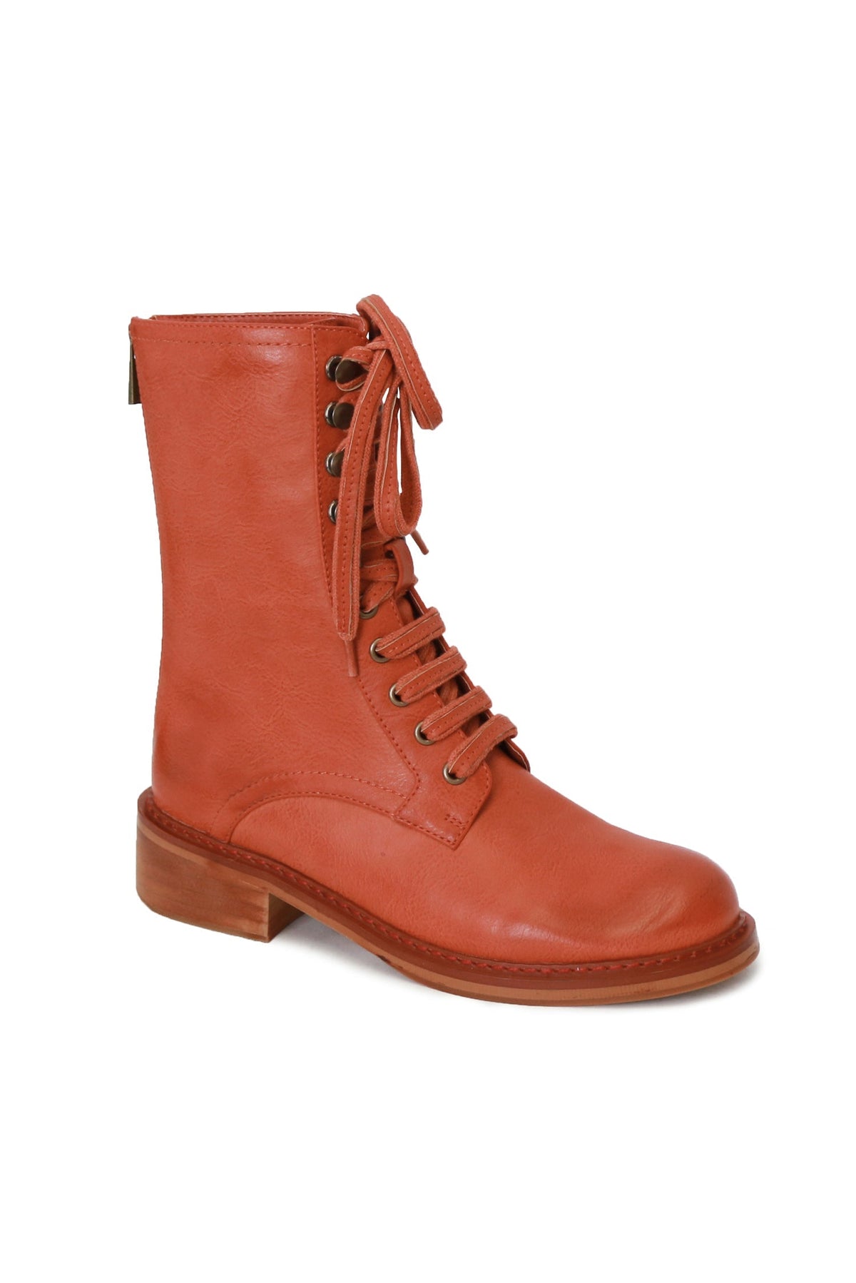 Lace-Up Combat Boot DANNA-01