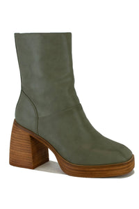 Block Heel Ankle Boots FOSTER-03