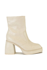 Platform Block Heel Ankle Boots – FOSTER-06