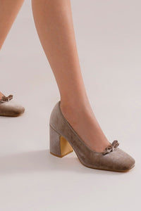 Bow Block Heels PALMER-01