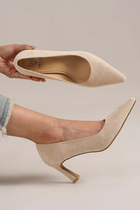 Trendy Pointed-Toe Mid-Heel Pumps TRINEE-05