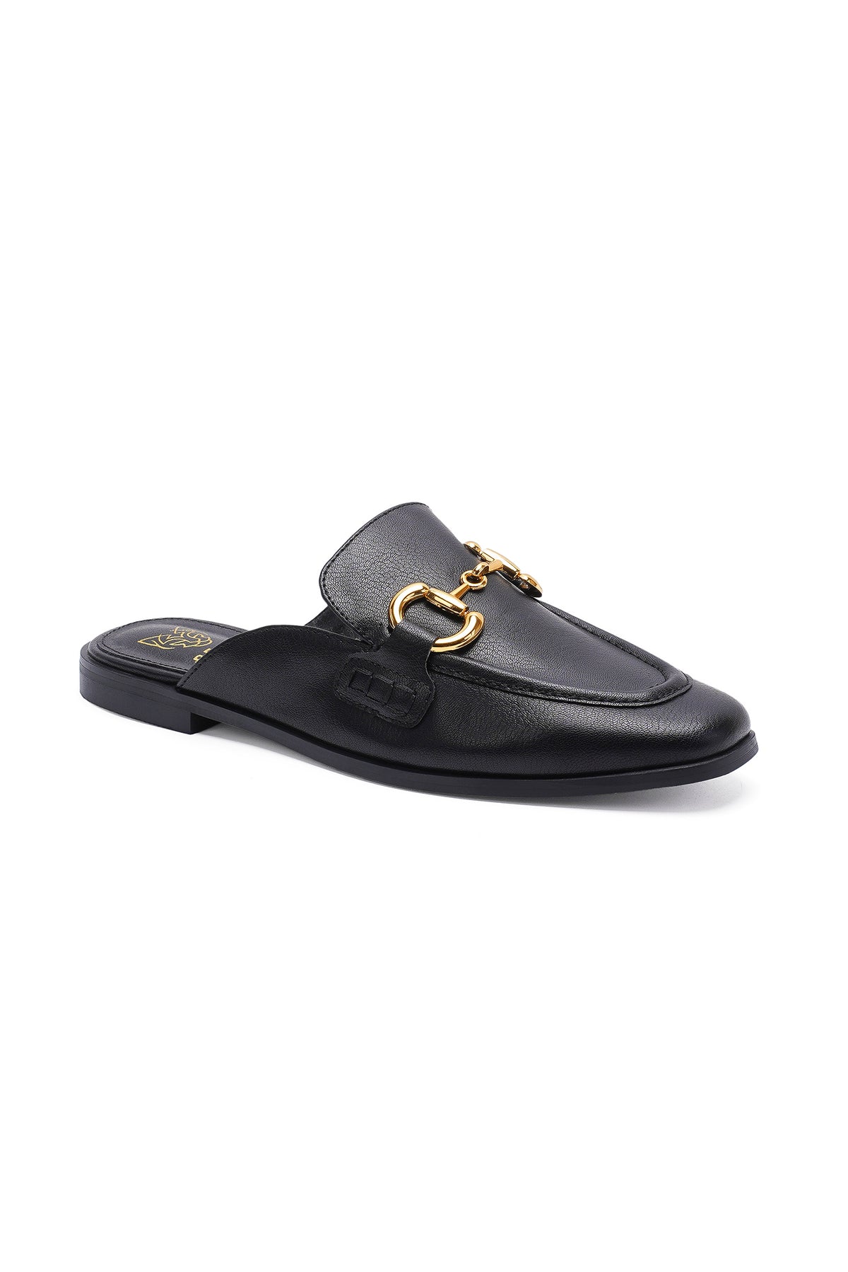 Slip-On Loafers with Chain Accent VIVIAN-08