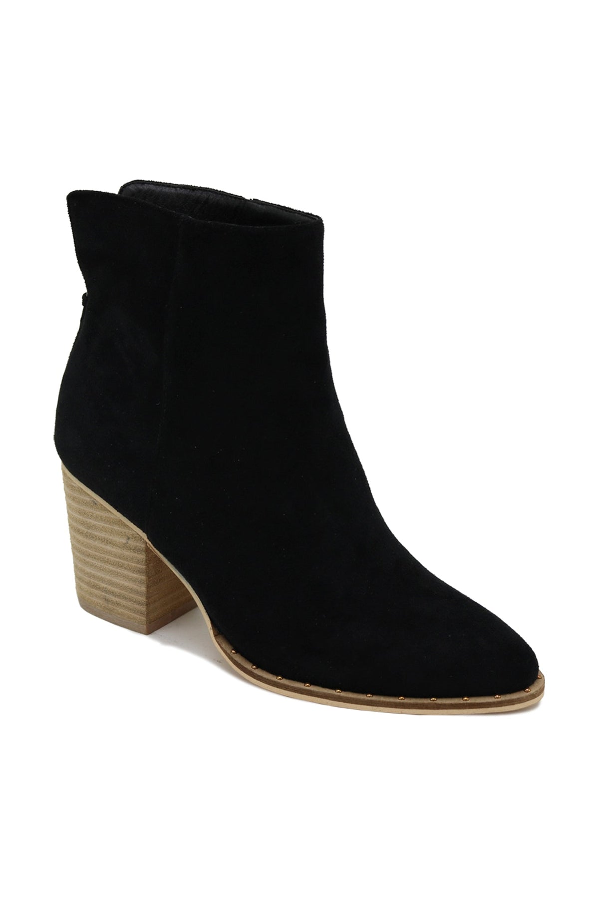 Suede Ankle Booties WESLEE-03