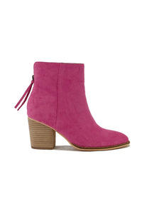 Suede Ankle Booties WESLEE-03