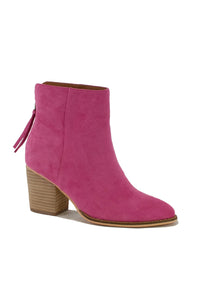 Suede Ankle Booties WESLEE-03